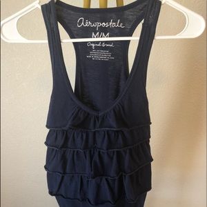 Aeropostale ruffle tank top